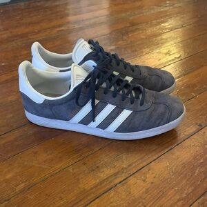 Adidas Dark Gray and White Casual Shoes